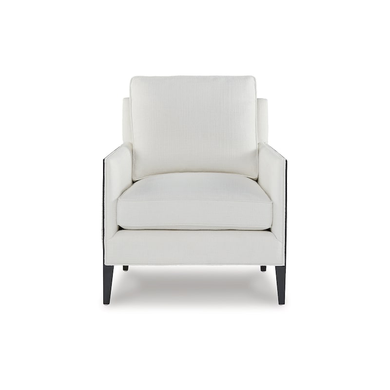 Signature Design by Ashley Ardenworth Black/Ivory Accent Chair - 30" W x 33.5" D x 33" H