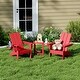 preview thumbnail 26 of 58, Shoreside Kids Outdoor Poly Adirondack Chair with Side Table 3-Piece Set