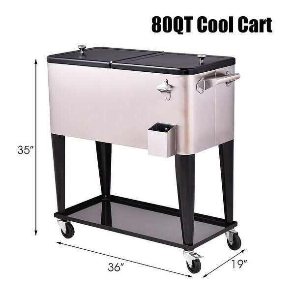 metal patio cooler