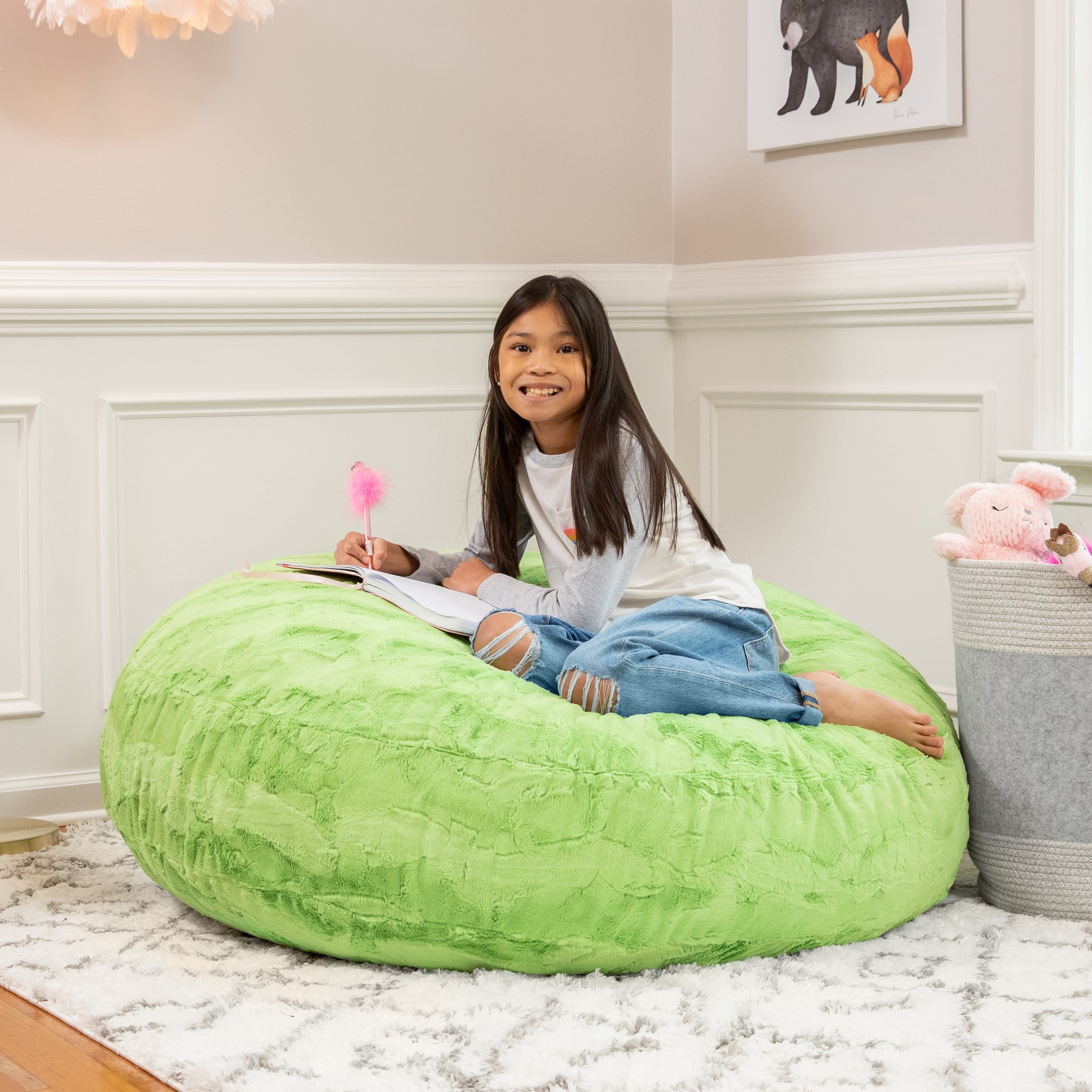 4 foot bean bag chair cheap