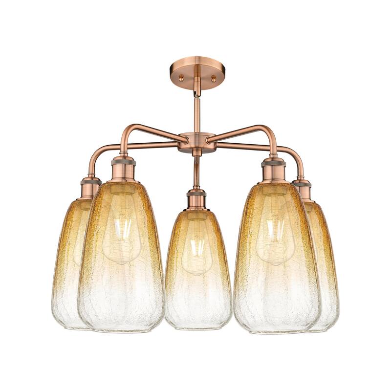 Innovations Lighting Endless Possibilities Ballston - Brookhaven Almond - 5 Light 25" Stem Hung Chandelier