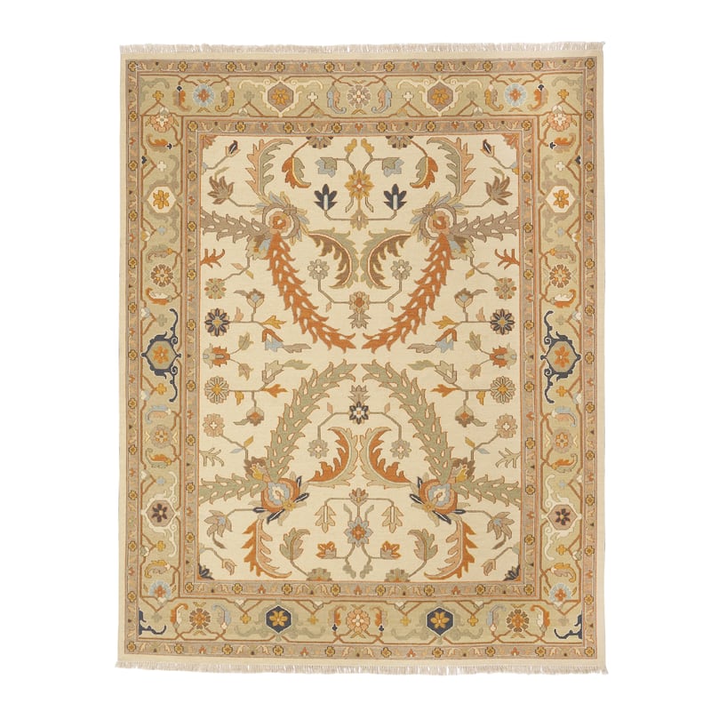 Ivory Soumak Flatweave Area Rug - 8' x 10' - 8' x 10' - 8' x 10' - Ivory