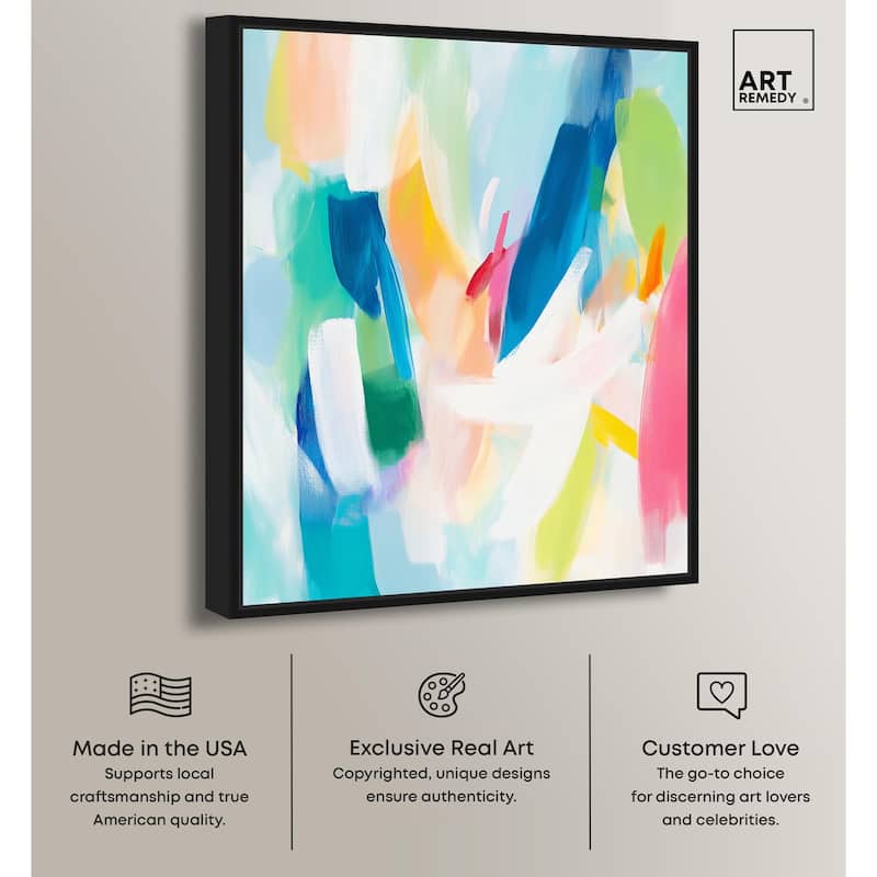Whirlwind of Color II Canvas by Art Remedy