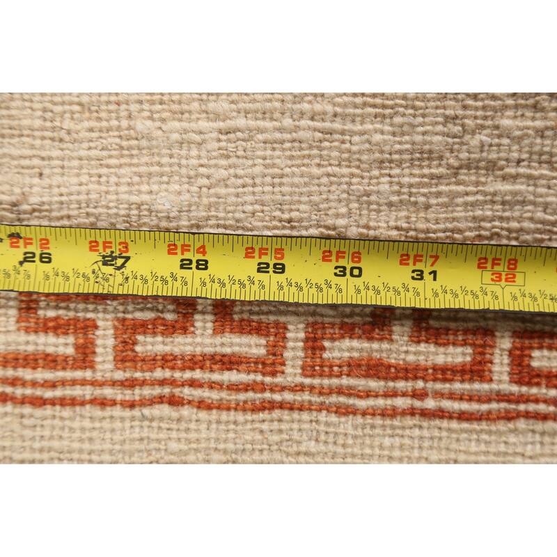 Geometric Gabbeh Kashkoli Oriental Area Rug Wool Hand-knotted Carpet - 3'0" x 5'2"