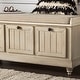 preview thumbnail 8 of 15, Granger Storage Bench with Linen Seat Cushion by iNSPIRE Q Classic