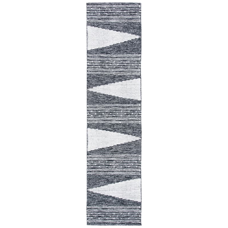 SAFAVIEH Handmade Striped Kilim Carina Modern Cotton Rug