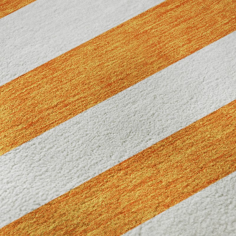 Premium Washable Super Soft Cabana Stripe Mayfield Rug