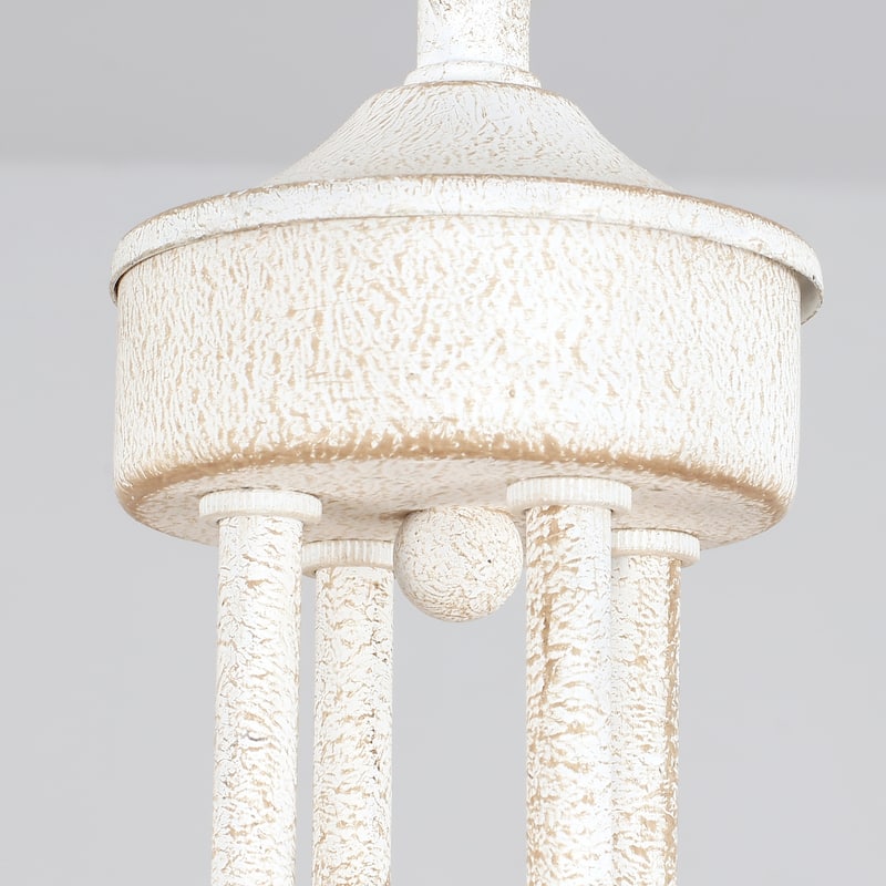 12-Light 26.77-inch Vintage Rustic Wagon Wheel Chandelier for Kitchen