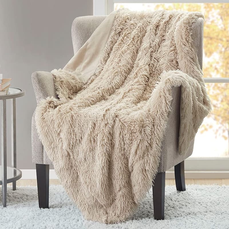 Fluffy Cute Throw Blankets for Couch Sofa Bed Bath & Beyond 35085703