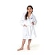 preview thumbnail 35 of 100, Sweet Kids 100% Polyester SUPER PLUSH Double Brushed Hooded Bathrobe with Navy Script Monogram