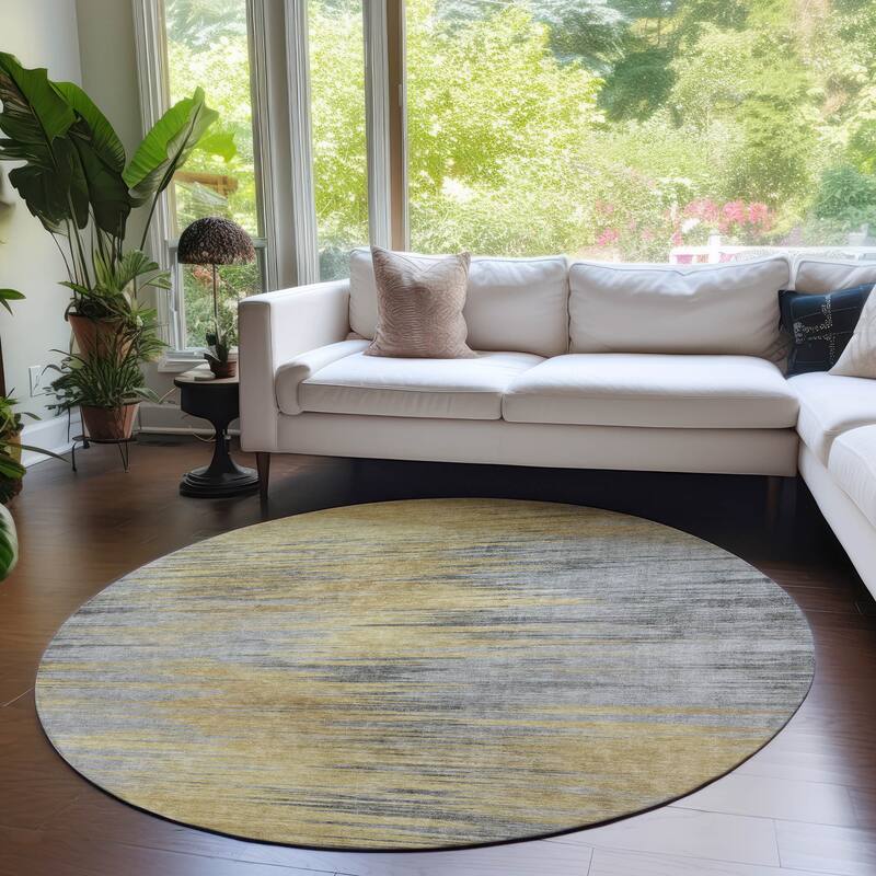 Machine Washable Indoor/ Outdoor Chantille Modern Ombre Rug