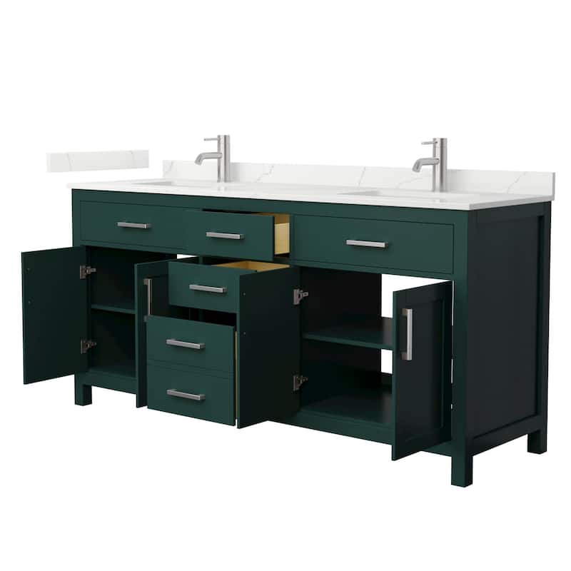 Wyndham Collection WCG2424-72D-QTZ-UNSMXX Beckett 72" Free Standing