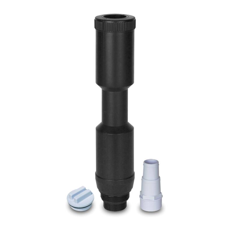 HydroTools Swimming Pool Skimmer Winterizing Kit - 16.5" - Black White