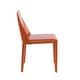 preview thumbnail 14 of 38, Porthos Home Fei Dining Chairs Set of 2, Bridle Leather and Steel