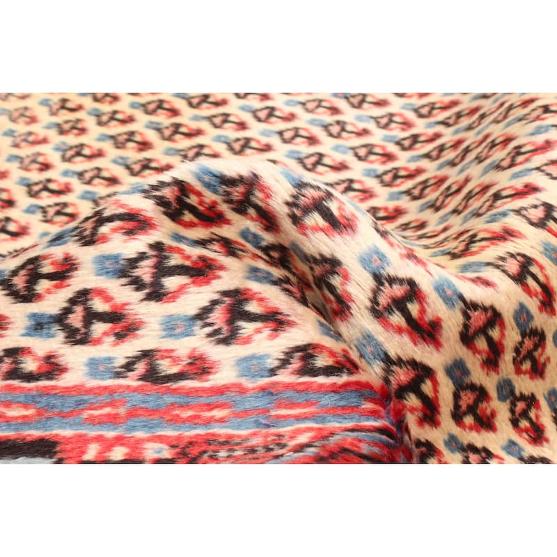 ECARPETGALLERY Hand-knotted Andelz Cream Wool Rug - 3'1 x 4'10