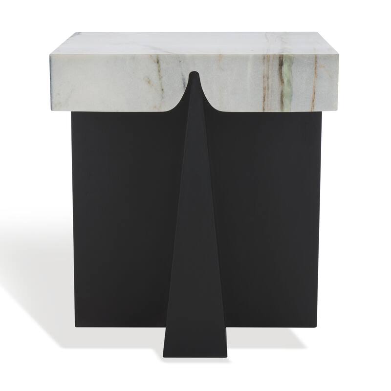 SAFAVIEH Couture Roxandra Marble Top Accent Table - 20"W x 20"D x 22"H