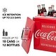 preview thumbnail 2 of 5, Coca-Cola Retro Ice Chest Cooler with Bottle Opener 13L (14qt)