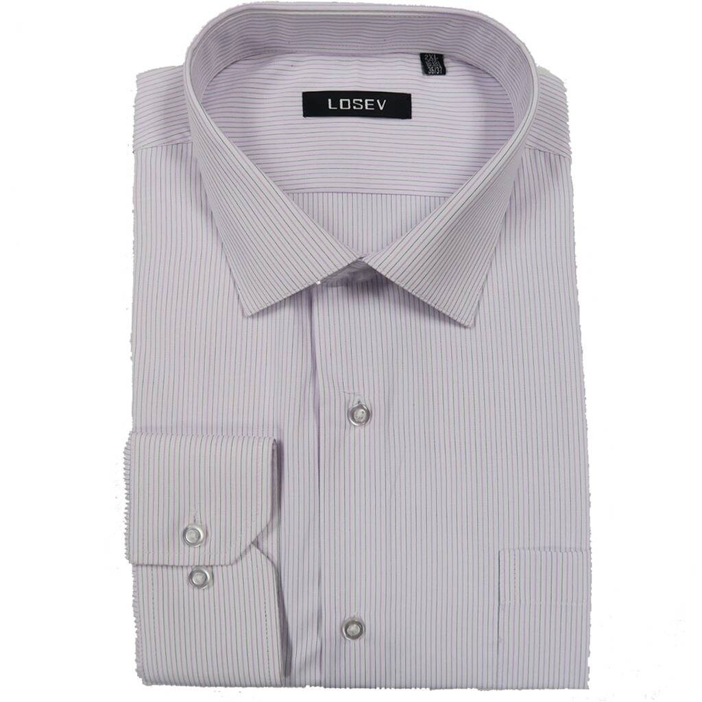 mens pink striped dress shirt