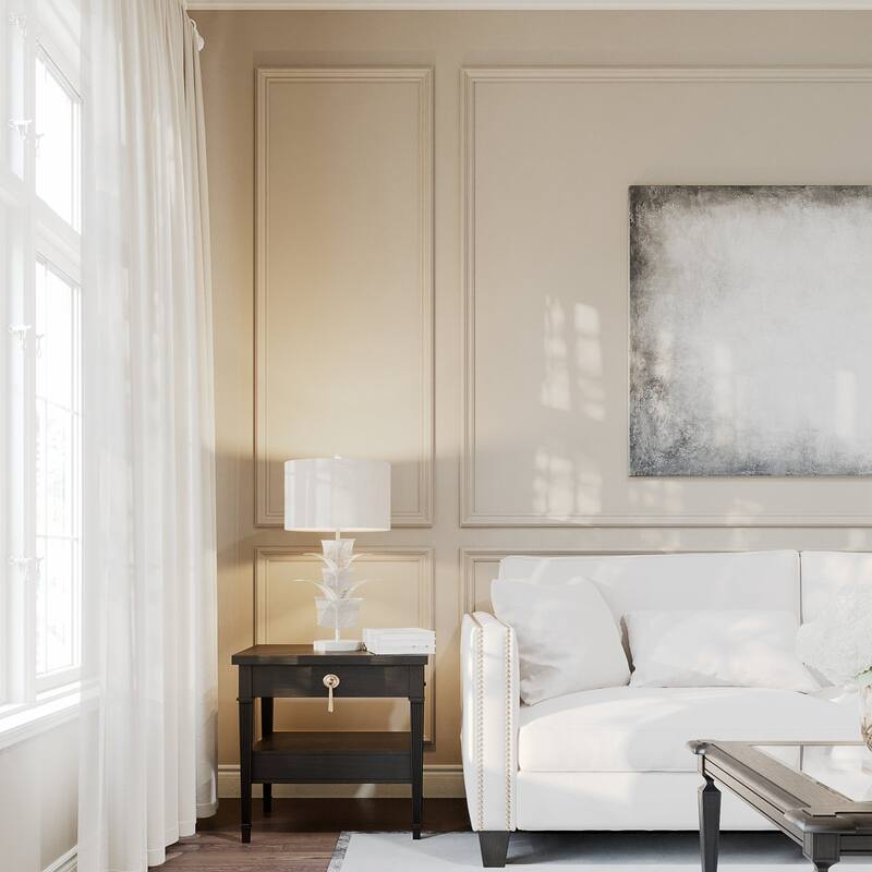 Acroma Demrul Table Lamp with Metal Leaves Rod - 1-light