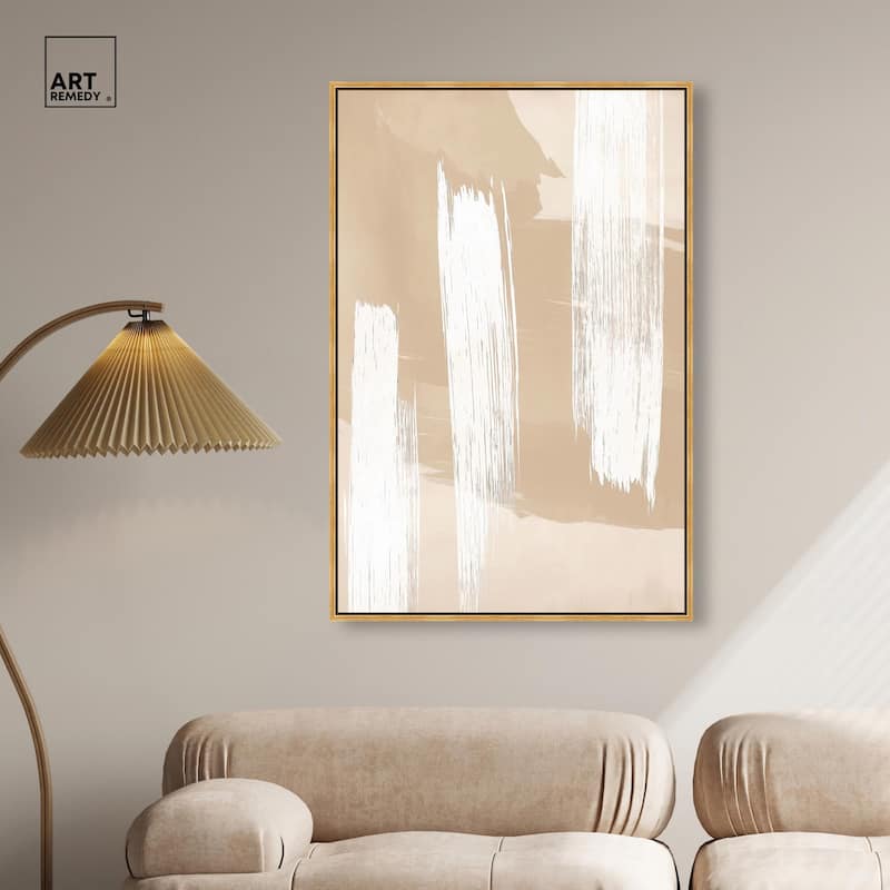 Gestural Grains I Canvas by Art Remedy