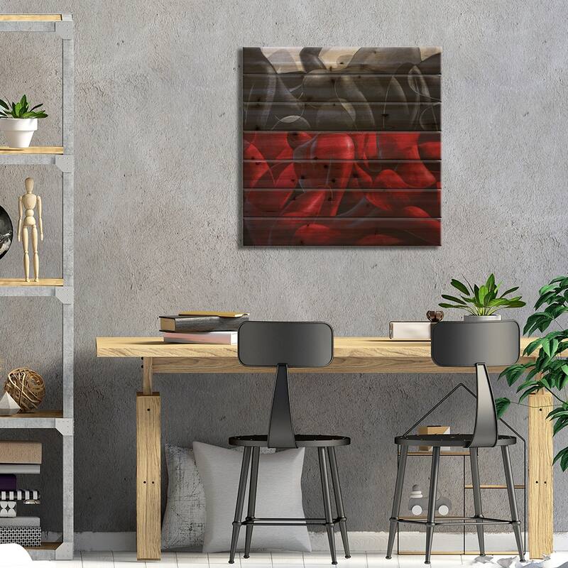 Age Of The Sirens Print On Wood by Segun Aiyesan - Multi-Color