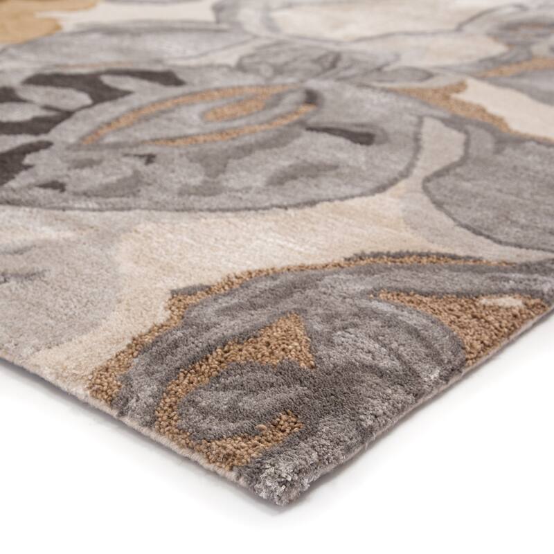 Petal Pusher Handmade Floral Area Rug