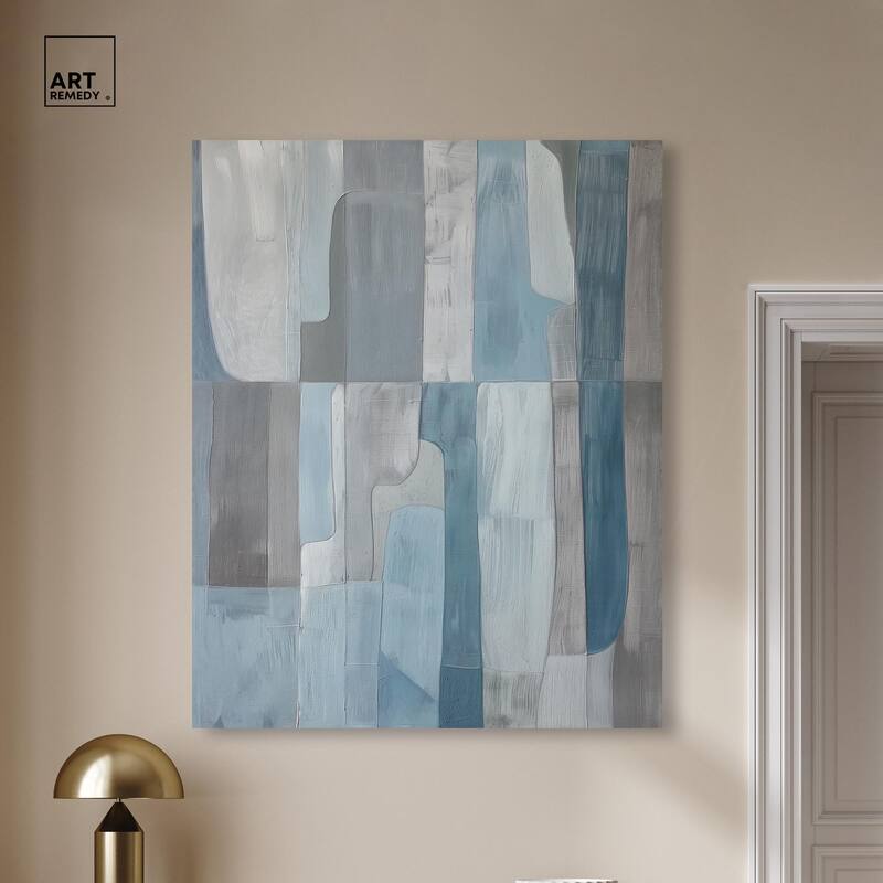 Tessellated Tones II Canvas by Art Remedy, Gallery Wrapped