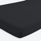 preview thumbnail 55 of 58, Bare Home Solid Ultra-Soft Crib Fitted Sheet Crib - Single - Black