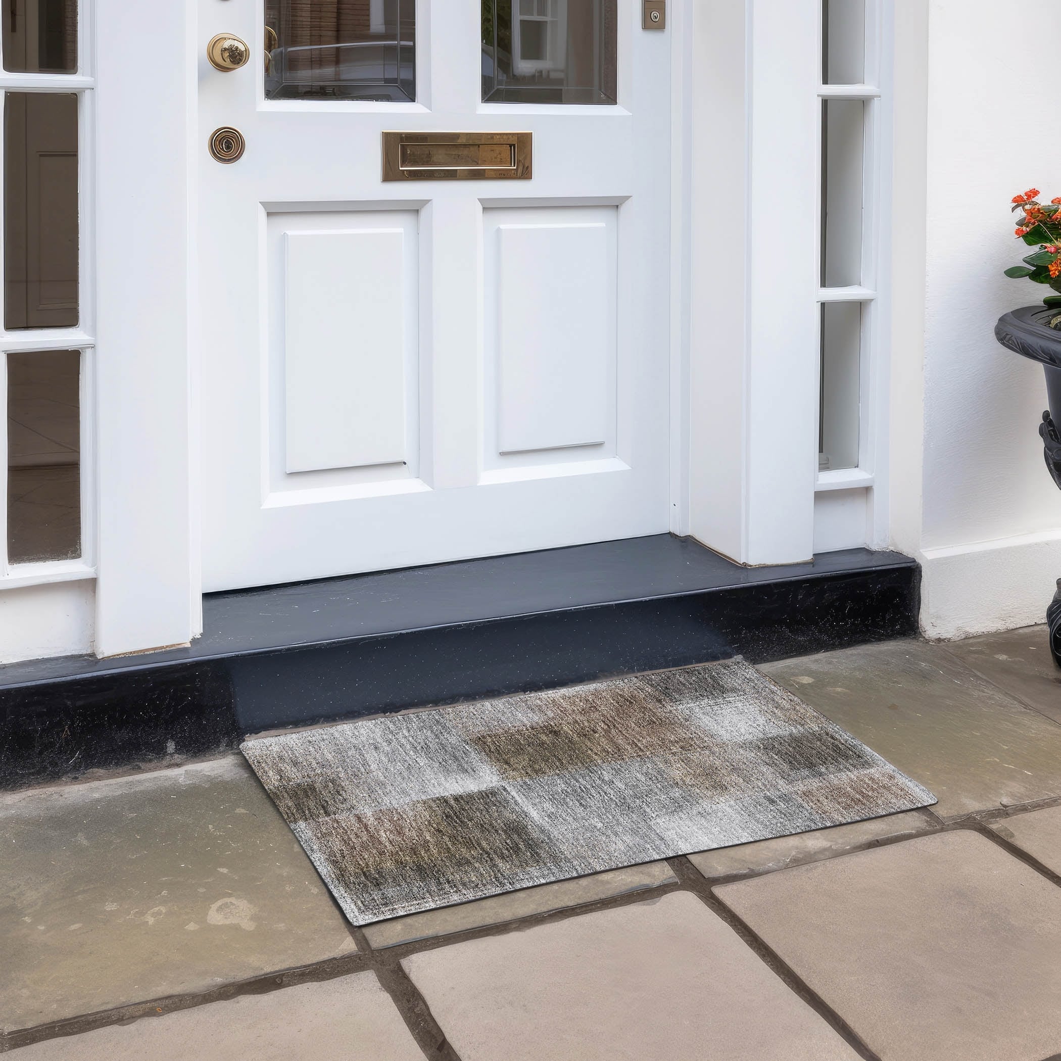 Machine Washable Indoor/ Outdoor Chantille Ombre Rug