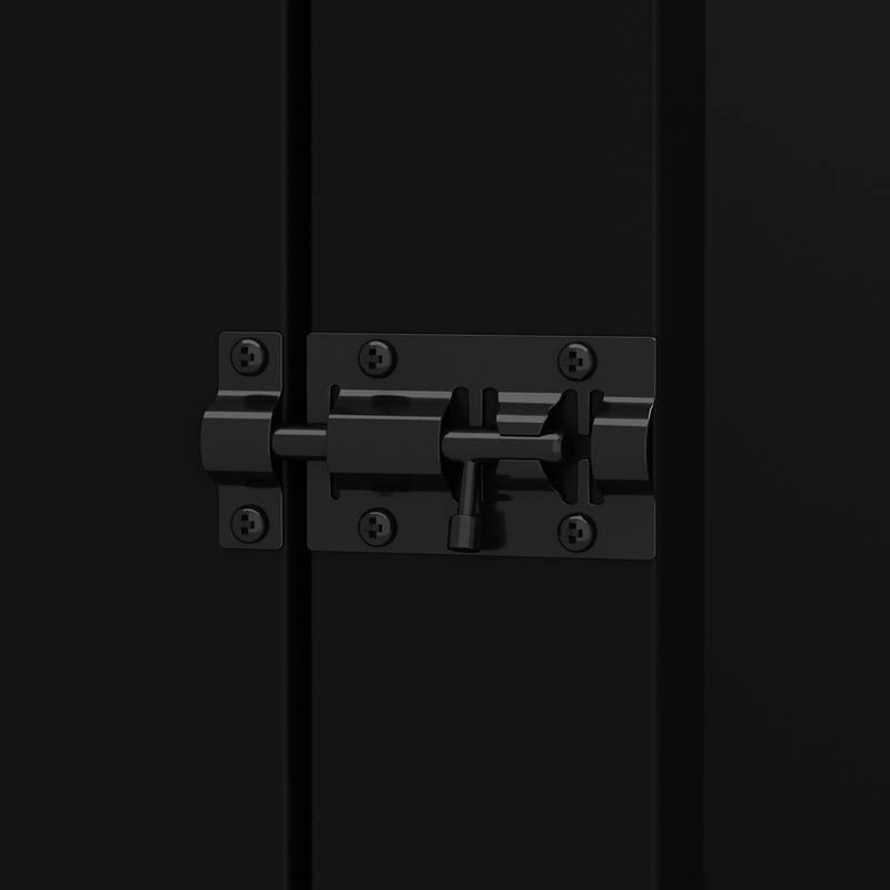 Furniture Style Dog Crate with Storage Drawers, Large Dog Kennel Cabinet with Wood Top, Double Door Pet Crate End Table