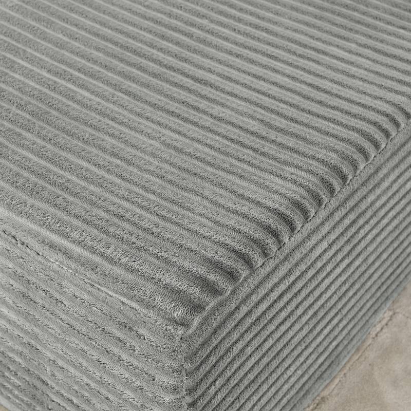 Two-seater lazy sofa lounge chair,Compressed sofa no assembly required, made of velvet fabric, fluffy modern lounge chair