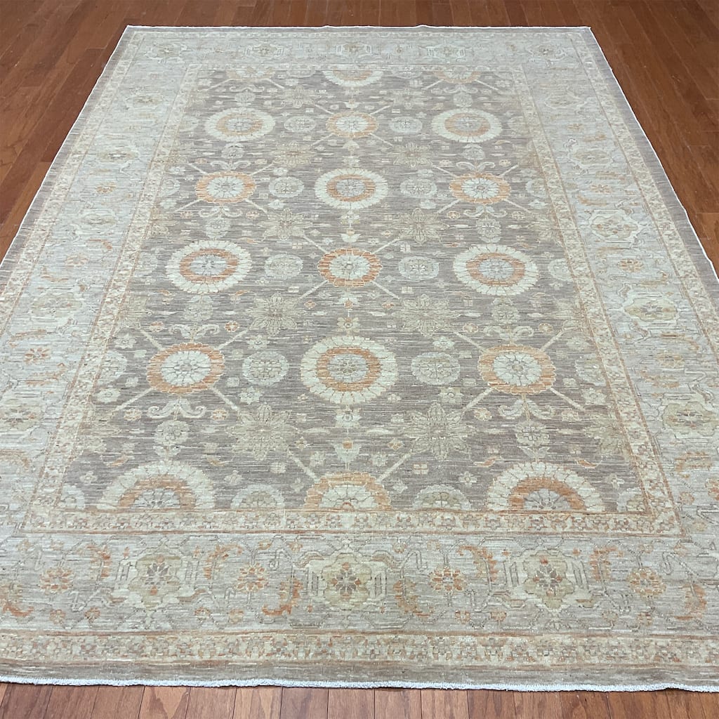 HERAT ORIENTAL Handmade Khotan Wool Rug - 6'3" x 8'10"