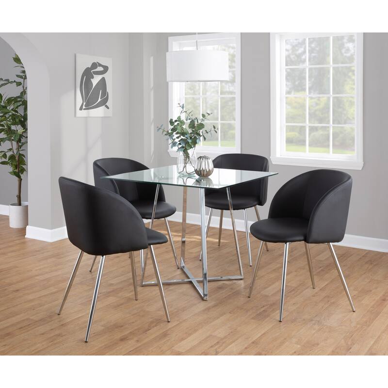 Silver Orchid Harding Upholstered Dining Chairs (Set of 2)