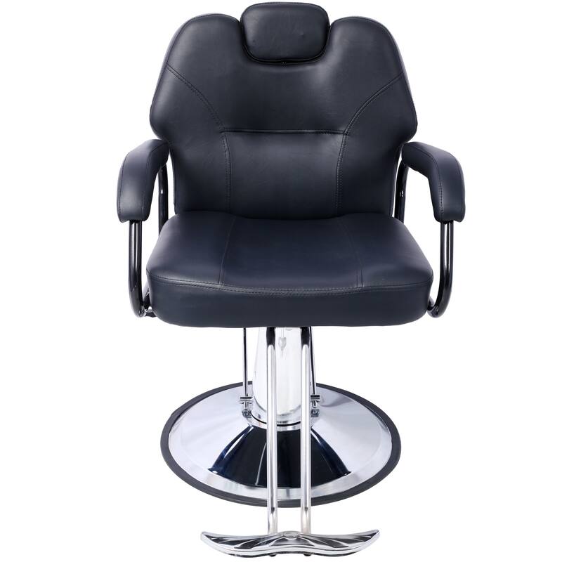 Artist hand Hair Barber Chair,Heavy Duty Hydraulic Spa Furniture Shampoo Reclining Extra Wider Seat Beauty Hair Salon Equipment