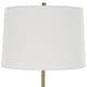 preview thumbnail 5 of 5, Uttermost Annora Glossy White Table Lamp - 34"H,   Shade 10"H x 15"Dia