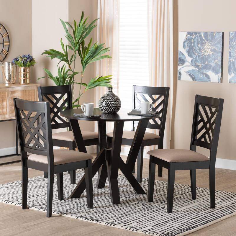 Elise Modern and Contemporary 5-Piece Dining Set