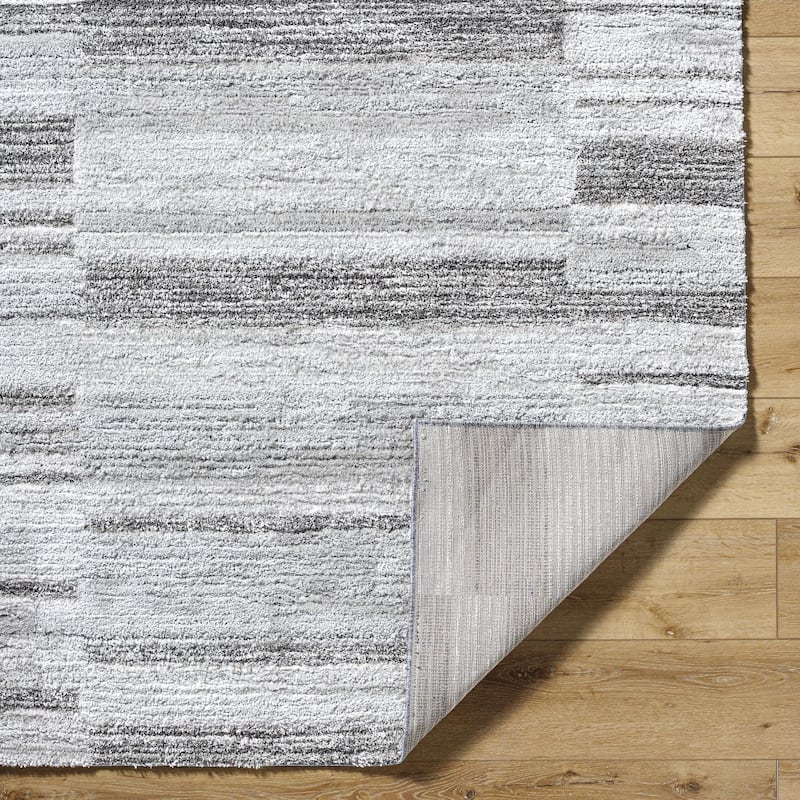 Livabliss Delight Shag Global Stripe Area Rug