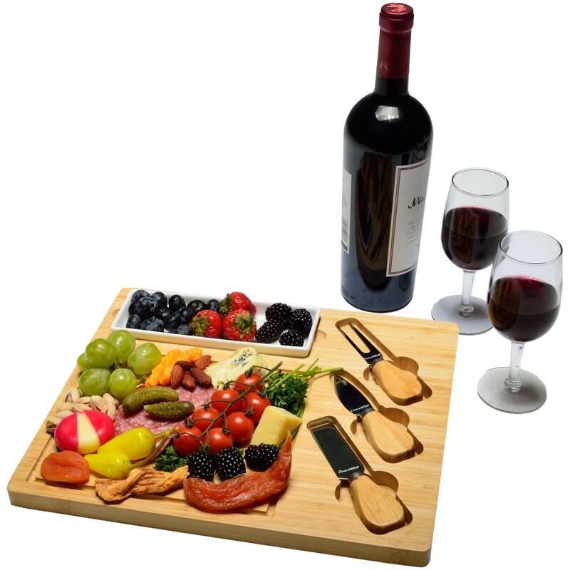 NCAA Georgia Tech Yellow Jackets Bamboo Cheese & Charcuterie Board