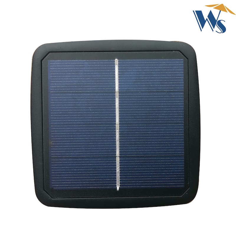 Outdoor Patio Umbrella with Solar Powered LED Lights 