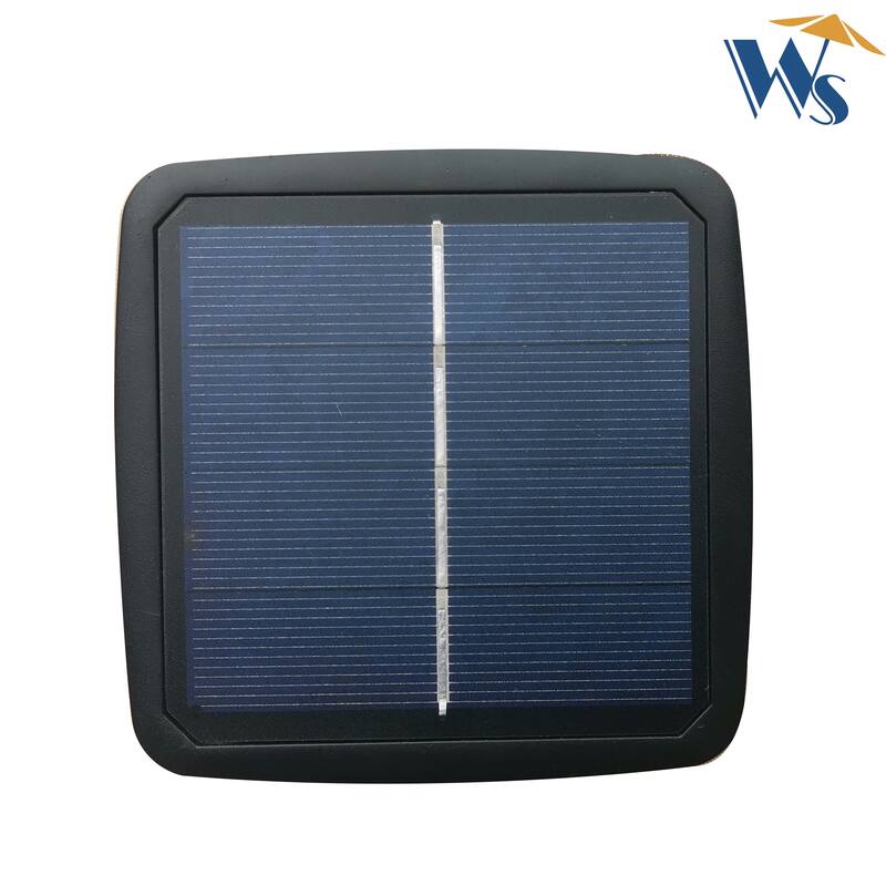 Rectangular Patio Solar LED Lighted Outdoor Umbrella