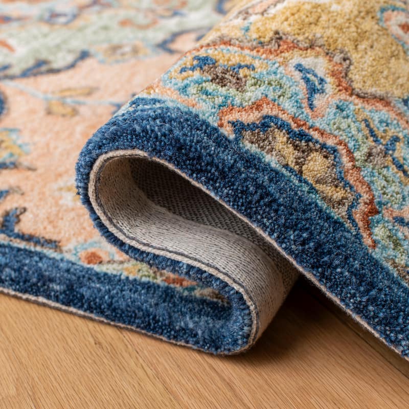 SAFAVIEH Handmade Heritage Medallions Traditional Wool Rug