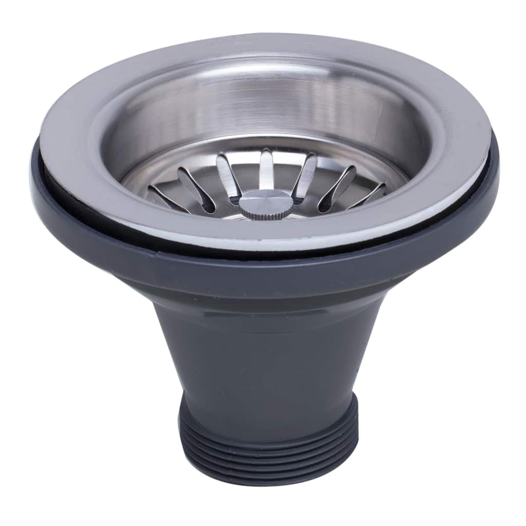 ALFI brand ABST35-BSS Brushed Stainless Steel 3 1/2" Basket Strainer Drain