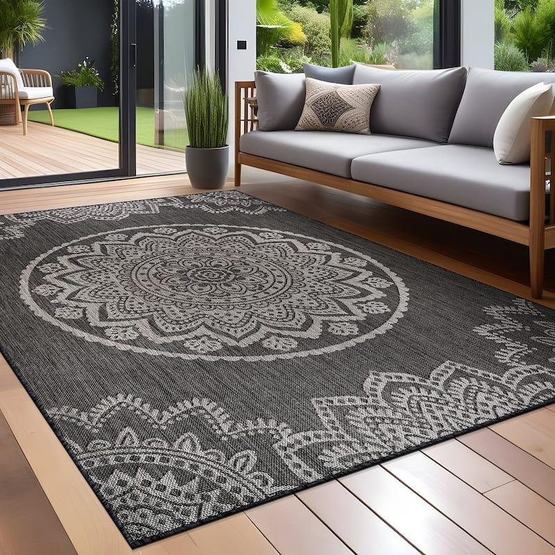 Beverly Rug Waikiki Insignia Modern Indoor Outdoor Rug