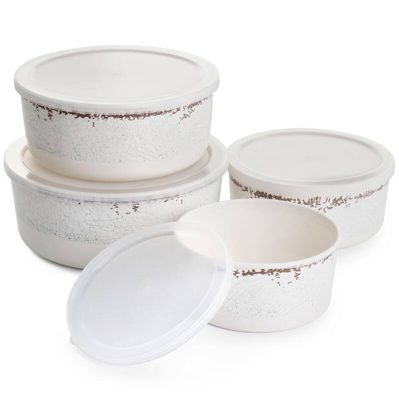 Laurie Gates California Designs Mauna 8pc Melamine Nesting Storage Bowl Set
