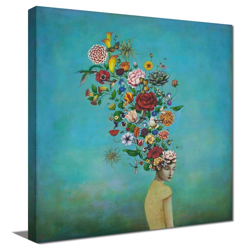 "A Mindful Garden" by Duy Huynh Print on Canvas