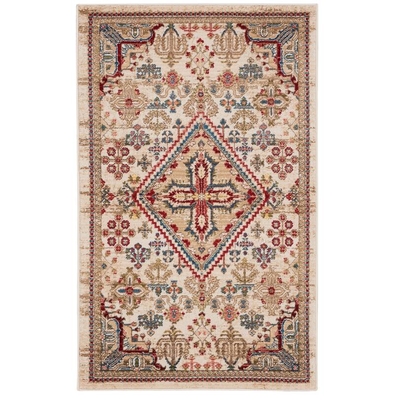 Nourison Revel Traditional Floral Medallion Area Rug