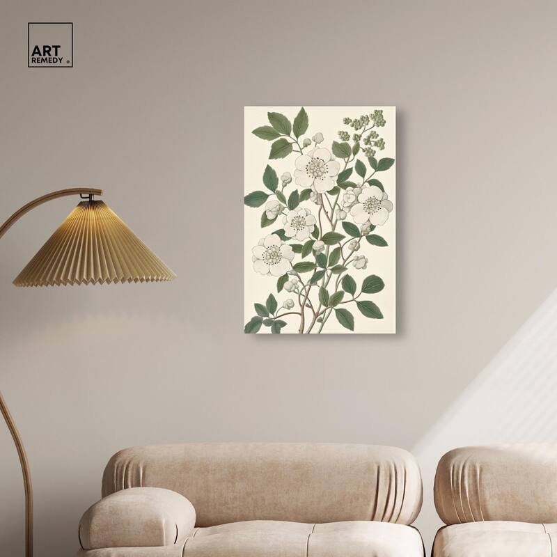 White Cherokee III Canvas by Art Remedy, Gallery Wrapped