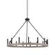 preview thumbnail 78 of 80, None 15 Light 40 In Modern Farmhouse Wagon Wheel Chandelier-UL