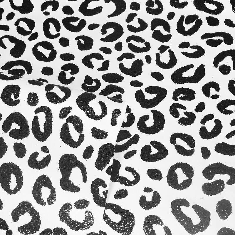 Arthouse Dinah Black Leopard Print Wallpaper