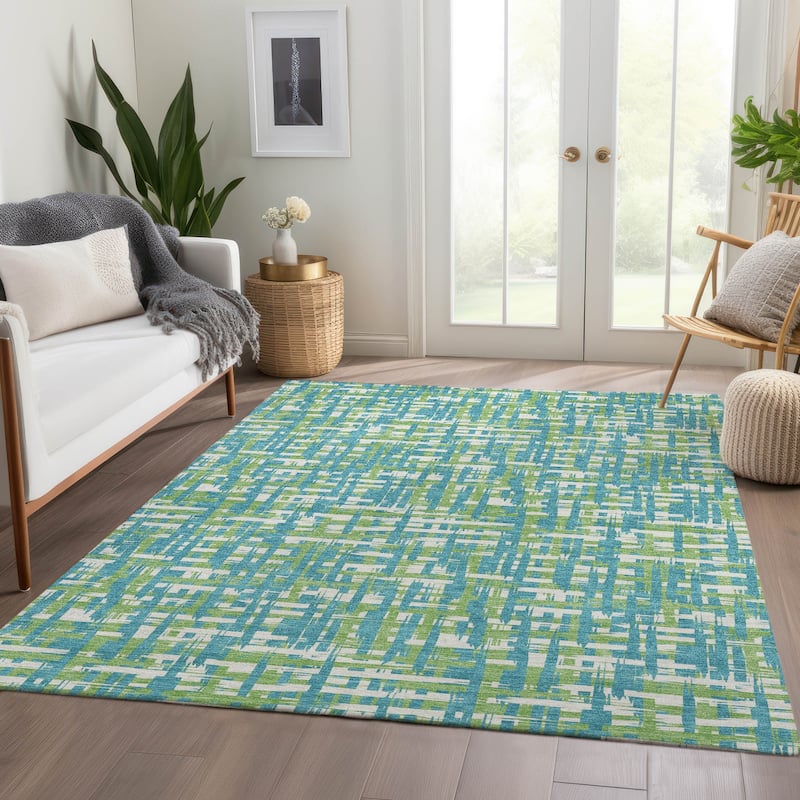 Premium Washable Super Soft Abstract Weave Mayfield Rug